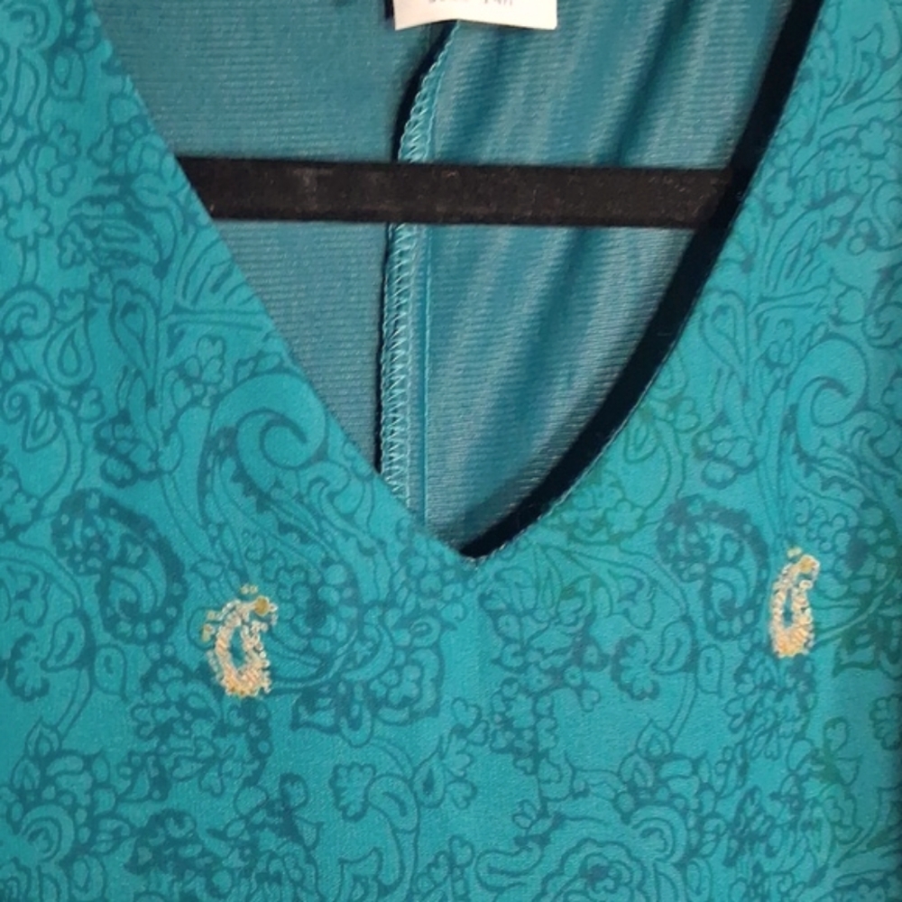Rabbit Rabbit Rabbit Sleeveless Size 14 Lined Flowing Maxi Dress Crew Neck - Picture 4 of 10